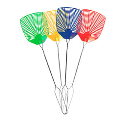 PIC Multicolored Plastic Fly Swatter