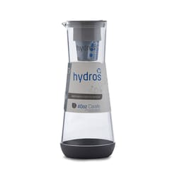 Hydros 5 cups Gray Water Filtration Carafe