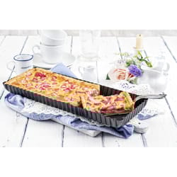 Gobel 4 in. W X 13-3/4 in. L Quiche Pan Gray