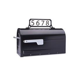 Architectural Mailboxes Black Plastic Manhattan Mailbox Name/Address Kit