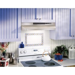 Broan-NuTone 36 in. W Silver Convertible Range Hood