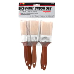 Performance Tool 1 in. Square Paint Brush Set