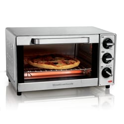 Black+Decker Stainless Steel Silver 6 slot Convection Toaster Oven 9.7 in.  H X 15.9 in. W X 12 in. D - Ace Hardware