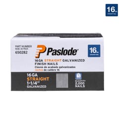 Paslode 1-1/4 in. L X 16 Ga. Straight Strip Galvanized Finish Nails 2,000 pk