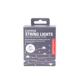 KIKKERLAND Copper Wire White String Lights 6 ft.