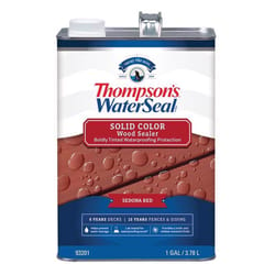 Thompson's WaterSeal Wood Sealer Solid Sedona Red Waterproofing Wood Sealer 1 gal