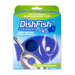 DishFish Non-Scratch Scrubber For All Purpose 4.5 in. L 1 pk