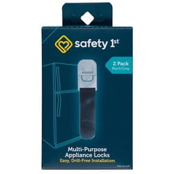 Safety 1st Black Plastic Appliance Latch 2 pk
