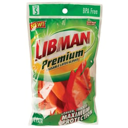 Libman Latex Cleaning Gloves S Orange 1 pair