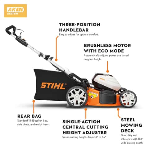 Stihl lawn deals mower electric