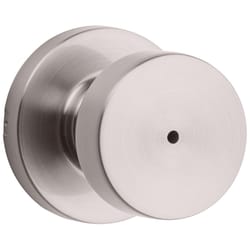 Kwikset Signature Series Pismo Satin Nickel Bed and Bath Knob Right or Left Handed