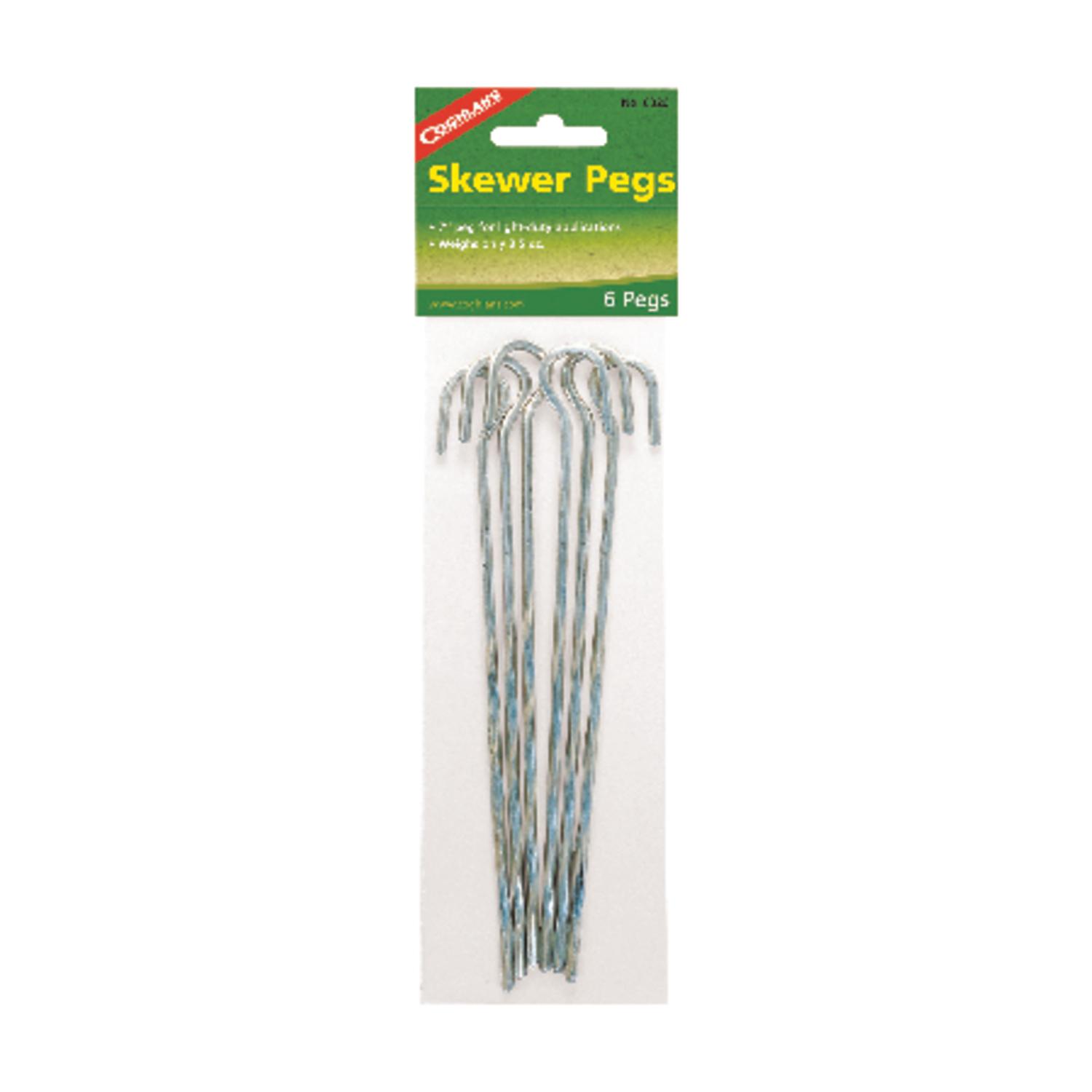 UPC 056389083264 product image for Coghlan's  6-7in  6/Polybagged Steel Skewer Pegs (8326) | upcitemdb.com