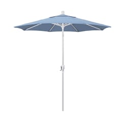 California Umbrella Pacific Trail Series 7.5 ft. Tiltable Air Blue Market Umbrella