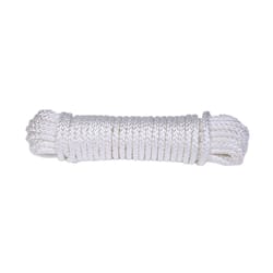 Koch Industries 1/4 in. D X 50 ft. L White Diamond Braided Nylon Rope