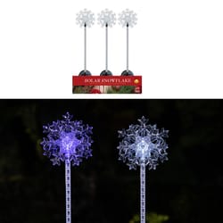 Alpine LED Snowflake 33 in. Yard Decor