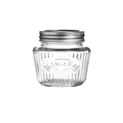 20 oz. Glass Jar with Black Metal Lid