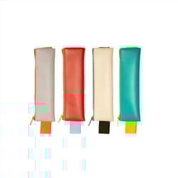 Kikkerland 8 in. H X 2 in. W Pencil Pouch Assorted