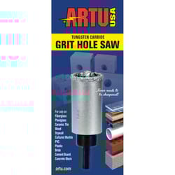 ARTU 2-1/2 in. Carbide Grit . in. L Hole Saw Kit