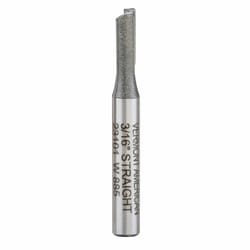 Vermont American 3/16 in. D X 2 in. L Carbide Tipped 1-Flute Straight Router Bit