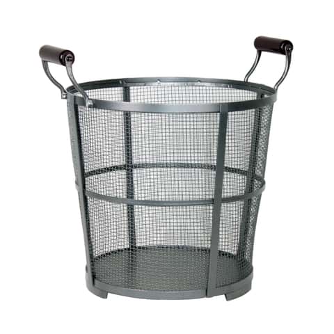 Panacea 15704 Antique Iron Round Basket Log Bin Panacea 15704 Antique Iron Round Basket Log Bin