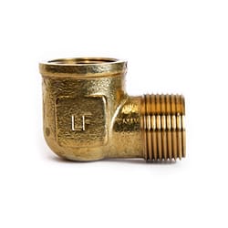 ATC 3/4 in. FPT X 3/4 in. D MPT Brass 90 Degree Street Elbow