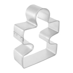 R&M International Corp International Corp 3 in. L Puzzle Piece Cookie Cutter Silver 1 pc