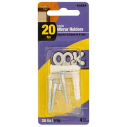 OOK Mirror Holder 20 lb 4 pk