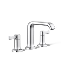 Sterling Agosti Chrome Contemporary Widespread Bathroom Sink Faucet 8 in.