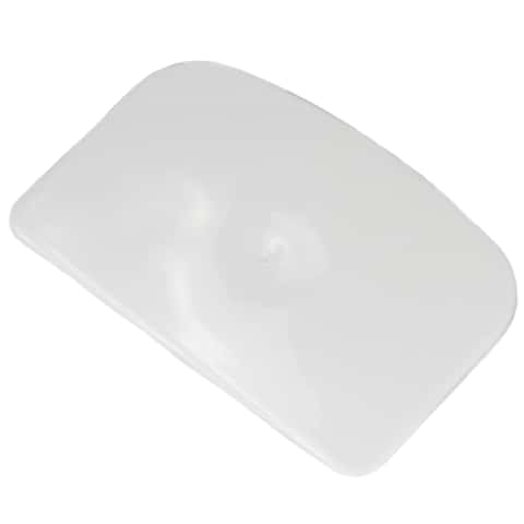 Chef Craft 3 x 2.5 Durable Non-Scratch Plastic Pan Scraper Tool - White