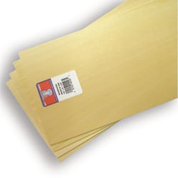 Midwest Products 1/8 in. X 6 in. W X 2 ft. L Basswood Sheet #2/BTR Premium Grade