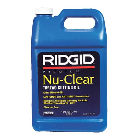 RIDGID 1 Gal. Dark Pipe Threading Oil, Low Odor & Anti-Mist Formulation for  Pipe Cutting Dies/Threading 70830 - The Home Depot