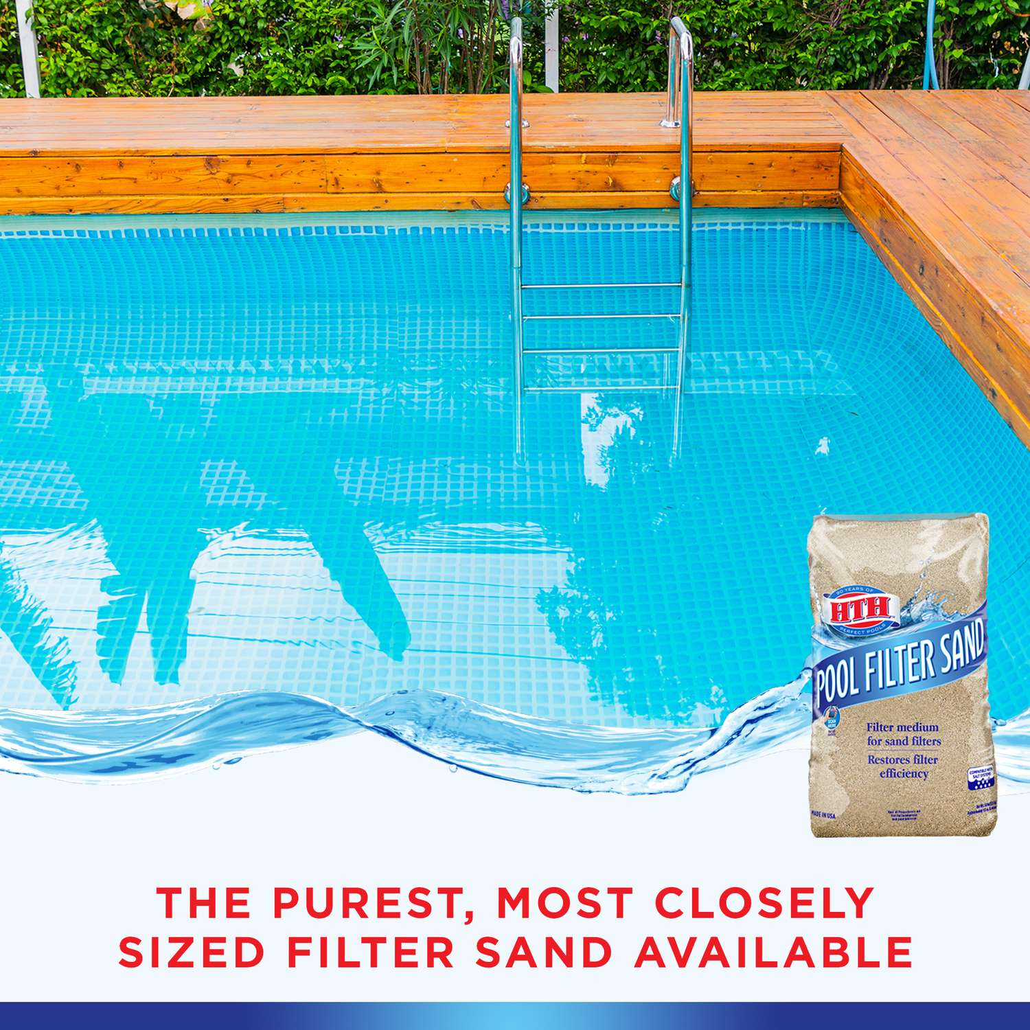 hth Pool Filter Sand 50 lb. 26 in. H x 14 in. W x 4 in. L Ace Hardware
