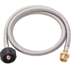Flame King 5 ft. L Brass Hose Connector
