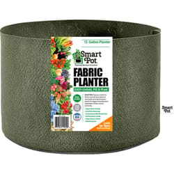 Smart Pot 13.5 in. H X 20 in. W X 20 in. D X 20 in. D Geo-Thermal Fabric Grow Bag Planter Forest Gre