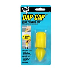 DAP Cap Yellow Lightweight Plastic Caulk Finisher Tool 1 piece