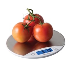 Taylor Silver/White Digital Kitchen Scale 11 lb