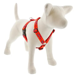 LupinePet Original Designs Multicolored Go Go Gecko Nylon Dog Harness