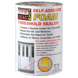 Tite Seal 5-1/2 in. W X 3 ft. L Foam Self-Adhesive Foam Threshold Sealer Clear