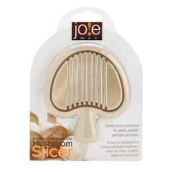 Joie Cream Plastic/Stainless Steel Mushroom Slicer