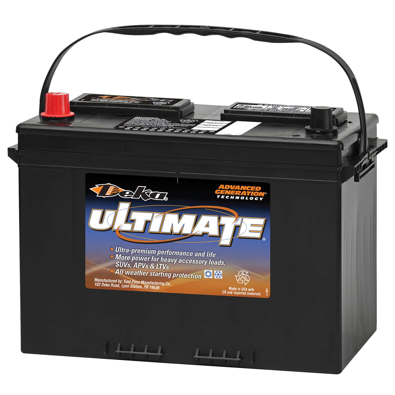 Deka Ultimate 840 CCA 12 V Automotive Battery Ace Hardware