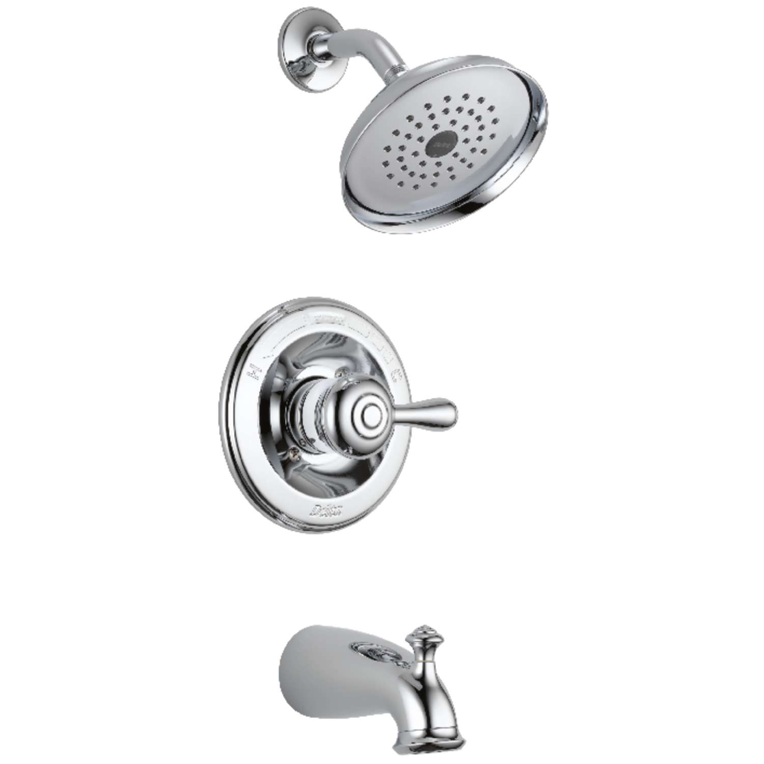 Delta Monitor 1-Handle Polished Chrome Tub and Shower Faucet - Ace Hardware