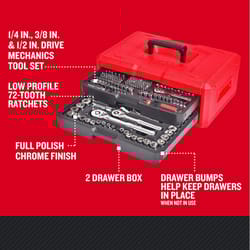 Craftsman 1/4 & 3/8 & 1/2 in. drive SAE Mechanic's Tool Set 256 pc