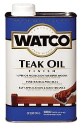 Watco  Rust-Oleum  Transparent  Teak  Oil-Based  Teak Oil  1 qt. 