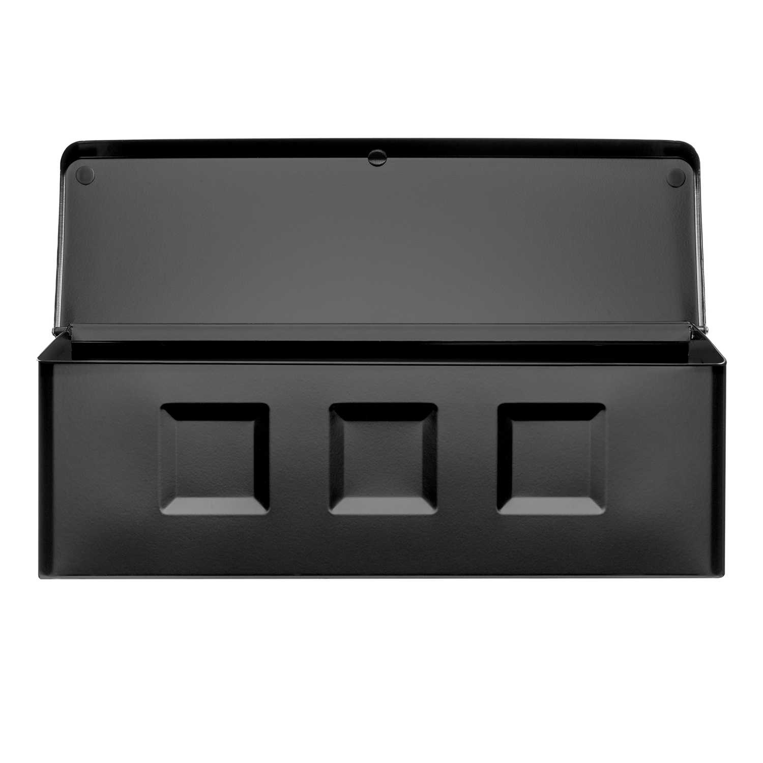 Architectural Mailboxes Wayland Galvanized Steel WallMounted Black