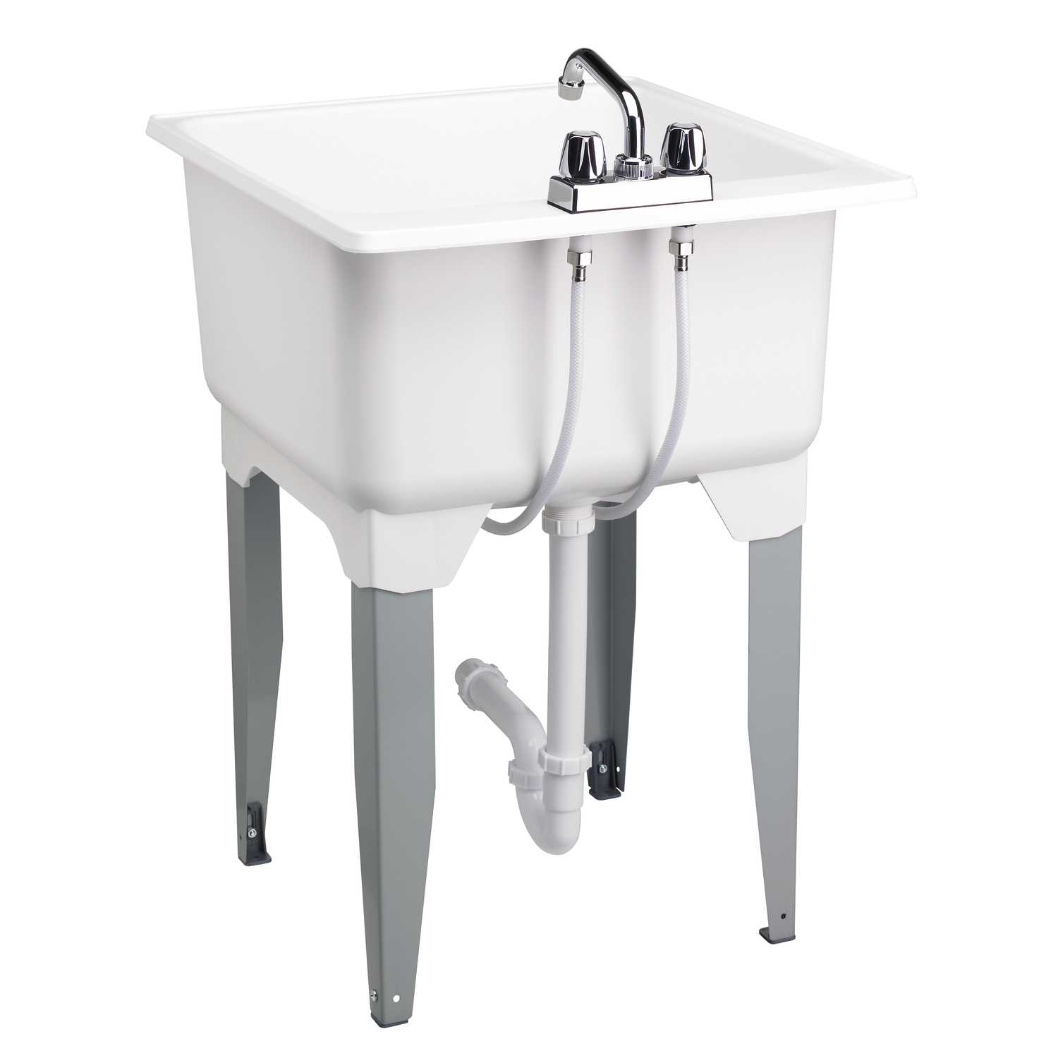 Utilatub 23 in. W x 25 in. D Single Polypropylene Laundry Tub Ace Hardware