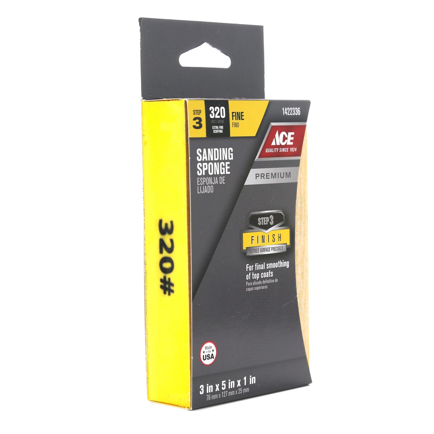 Ace 5 in. L x 3 in. W x 1 in. 320 Grit 