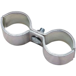 National Hardware 2 in. L Zinc-Plated Silver Steel Gate Pipe Clamp 1 pk