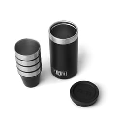 YETI 1.7 oz Black Stainless Steel Packable Shot Glass Set