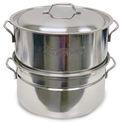 Bayou Classic Stainless Steel Grill Steamer 4 gal 15.5 in. L X 15.5 in. W 1 pk