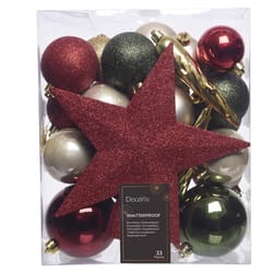 Decoris Multicolored Assorted Ornaments